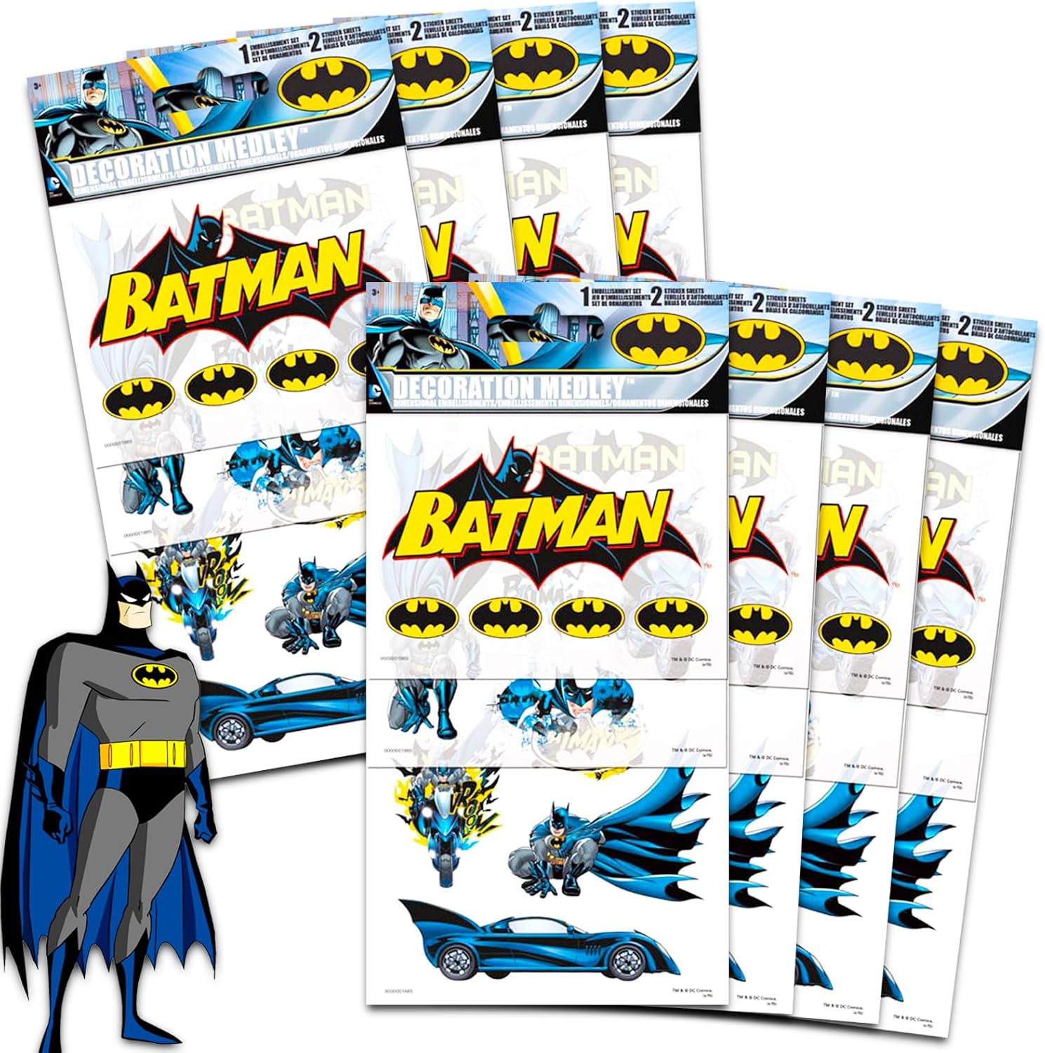 Batman Sticker Sheets (8)