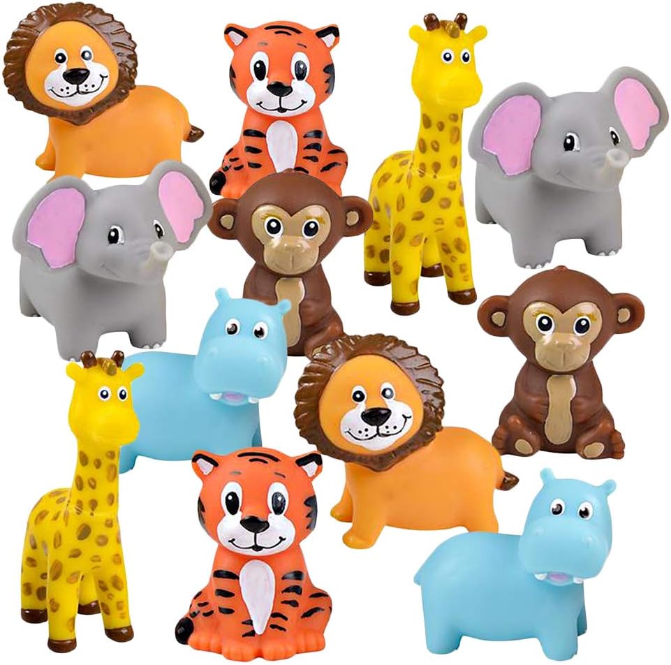 Safari Animal Vinyl Toys (12)